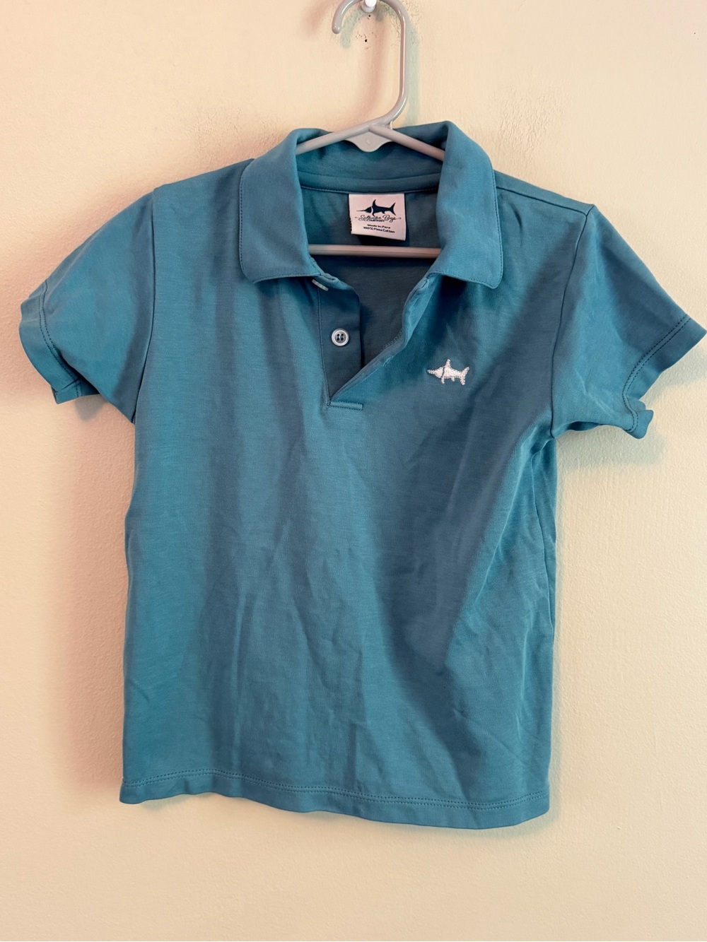 Saltwater Boys Blue Pima Cotton Polo
